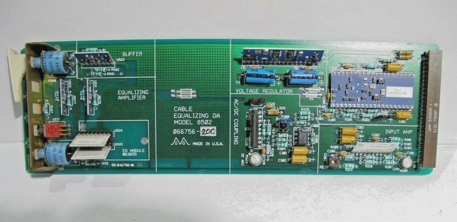 Grass Valley Equalizing Da Model 8502 Card - ZOMBIE COMPONENTS