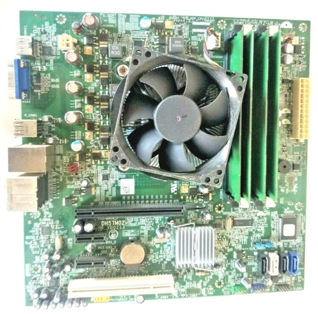 Processor Component Image Dell Dell 0c2kjt Motherboard + 3.2ghz Intel I3-550 Slbud CPU + 4GB Ram + H/S ...