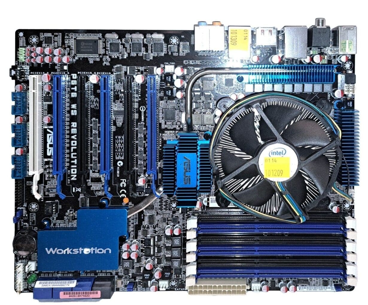 Asus p6t6 WS Revolution Motherboard +Intel I7-920 +Heat Sink and Fan ...