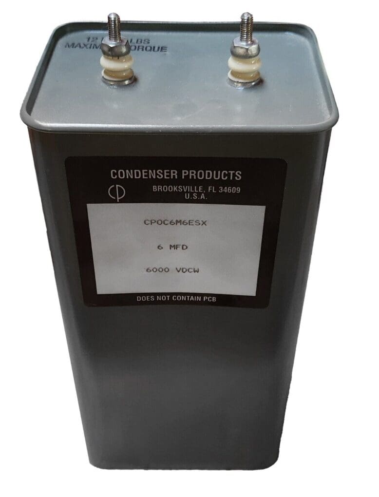 Condenser Products 6000VDCW Capacitor CPOC6M6ESX ZOMBIE COMPONENTS