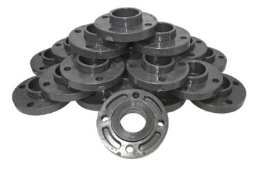 LOT OF 22 Chemtrol 2-1/2" 150 PSI Flange PVC1 Sch 80, 2-Piece Van Stone 4551-A